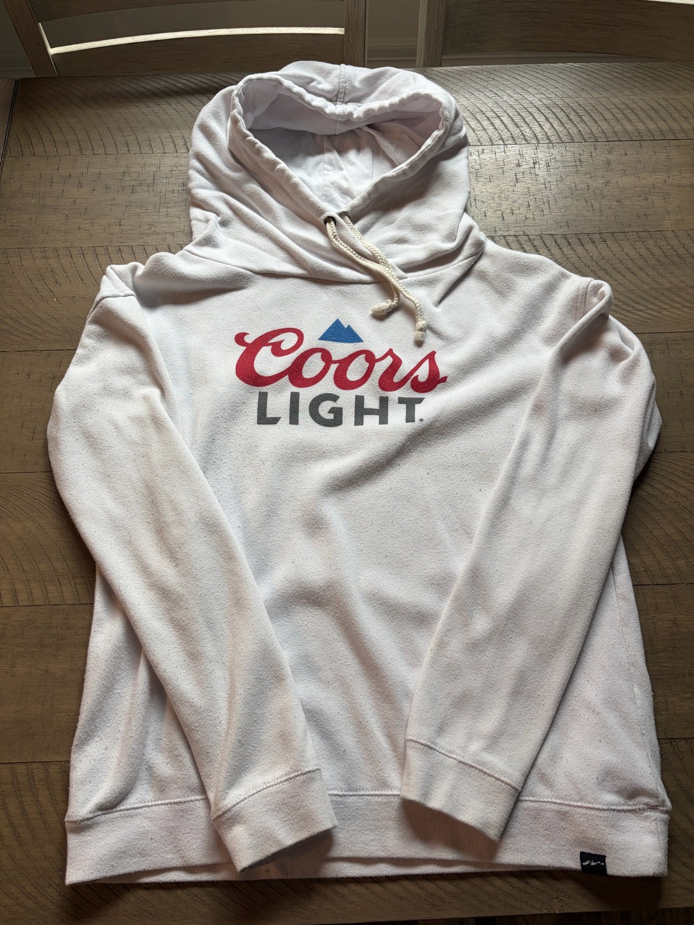 Coors Light Women’s White Logo Hooded